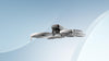 DJI Flip drone hovering against a studio rendered background