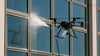 Office Worker Spots Drone Cleaning Windows At Their Workplace