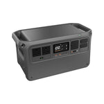 Grey portable Power 1000 V2 station with multiple outlets shown at a 45-degree front right view on a white background
