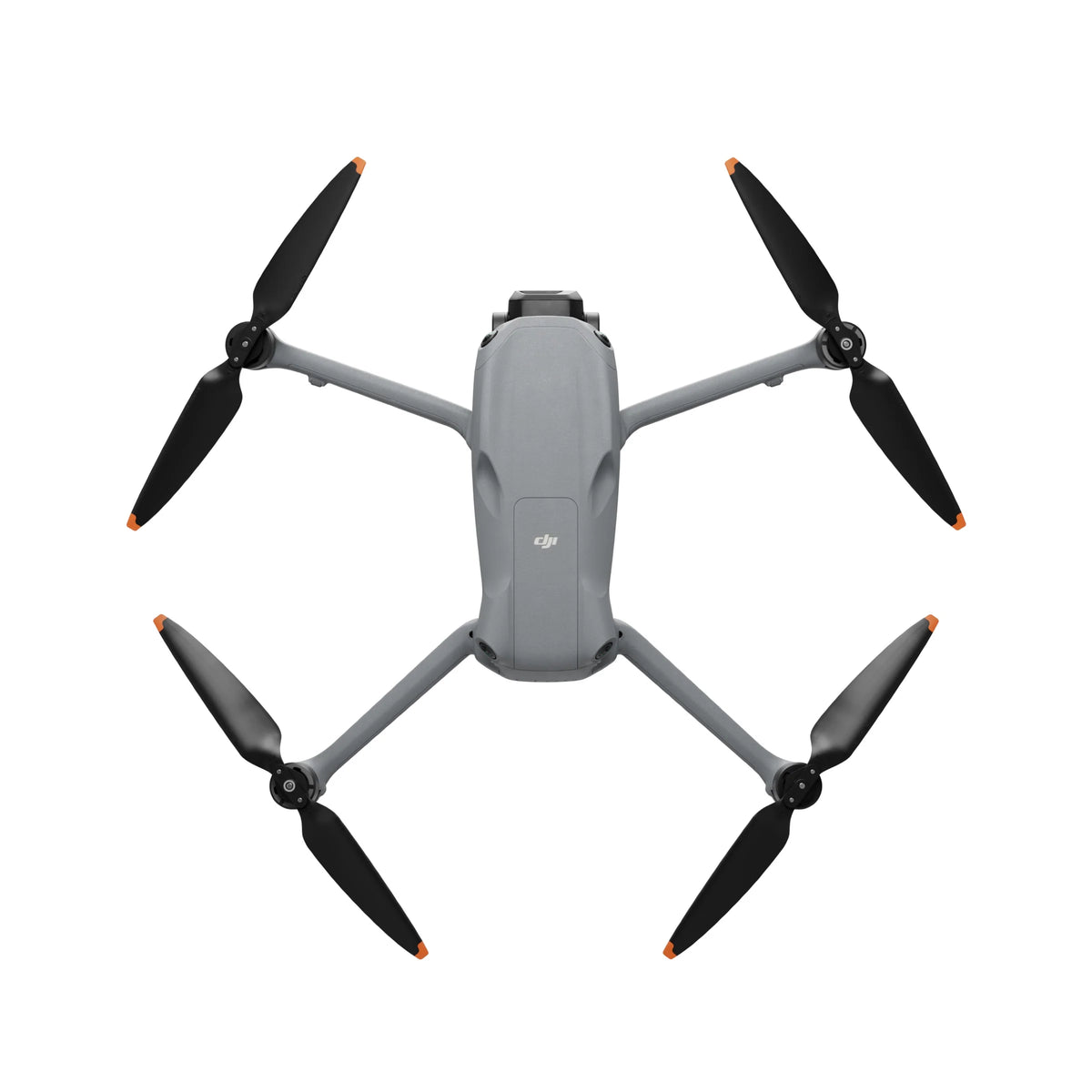 DJI Air 3S drone birds-eye angle product shot on white background