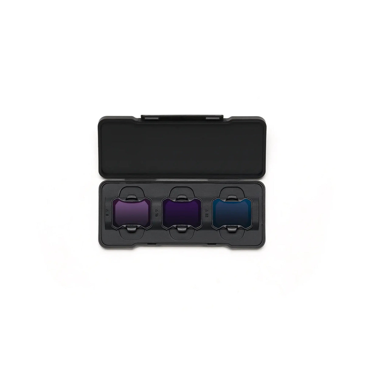 Avata 2 ND filter set open box birds-eye view on white background