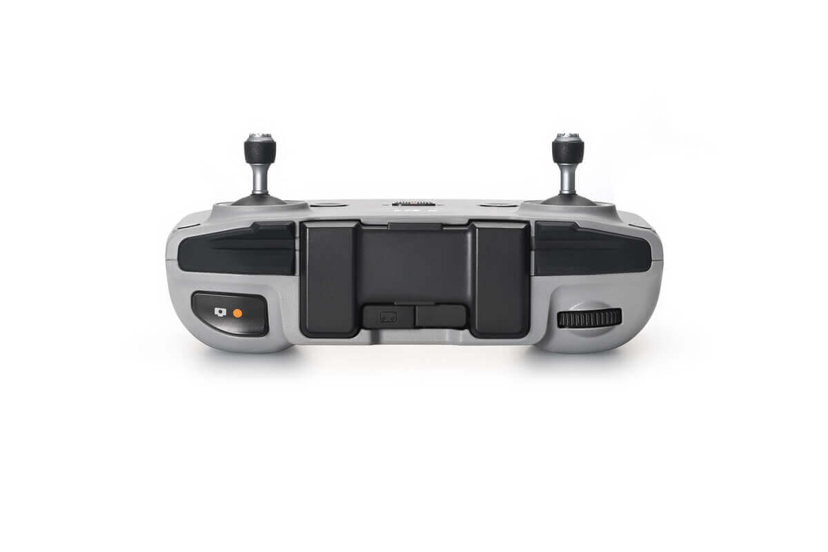 DJI RC-N3 controller rear view on white background