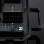 BS65 battery station hard case internal close up on white background