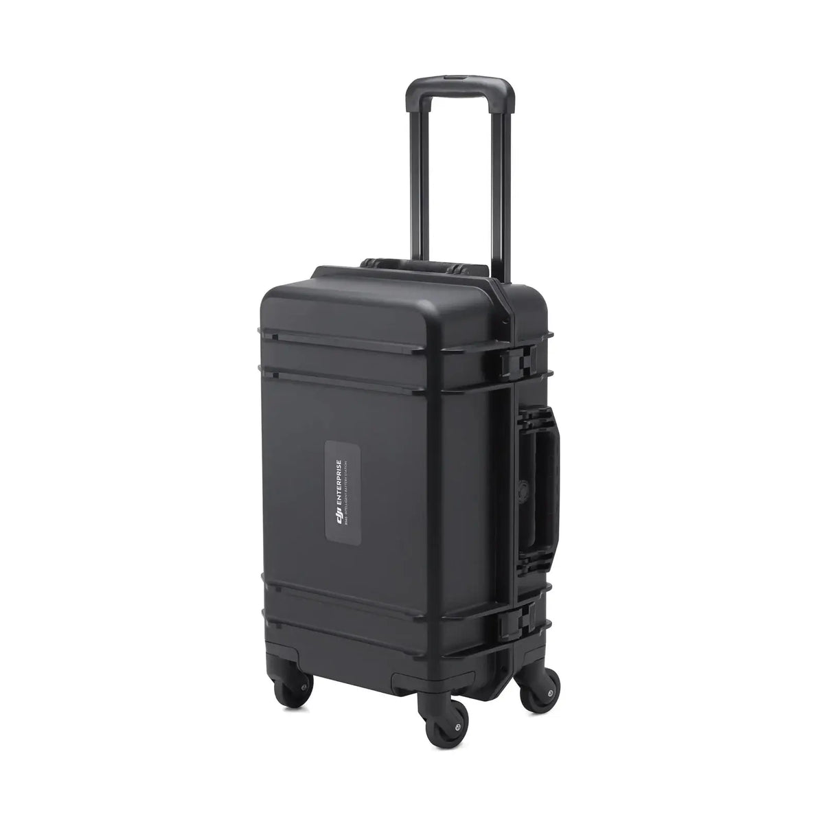 BS65 battery station hard case closed standing front 45 degree left view on white background