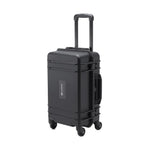 BS65 battery station hard case closed standing front 45 degree left view on white background