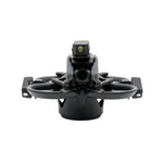 Black and grey drone lighting system on a white background