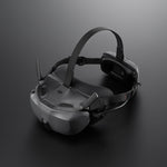 DJI Goggles N3 with top headband 45 degree front product shot on dark background
