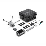 DJI Matrice 4D drone bundle with accessories top-down right 45-degree view on white background