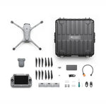 DJI Matrice 4TD drone with accessories bundle birds-eye view on white background