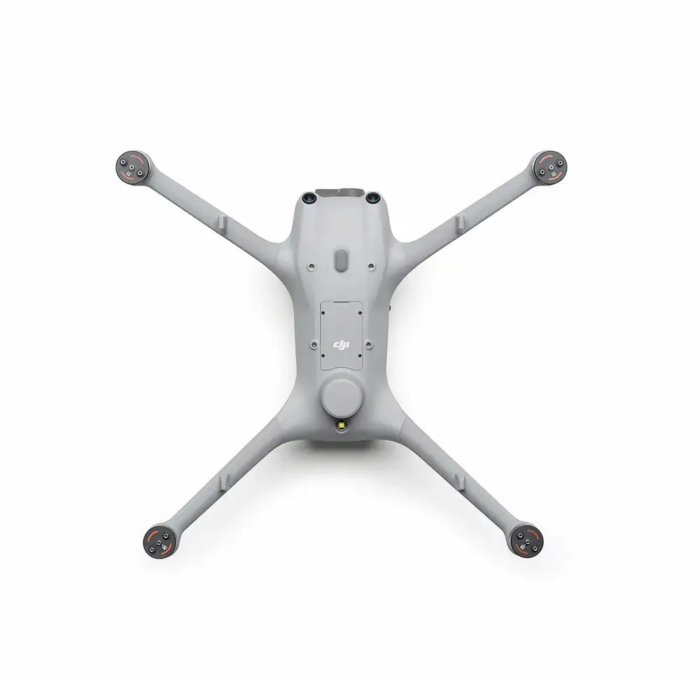 DJI Matrice 4TD drone birds-eye view on a white background
