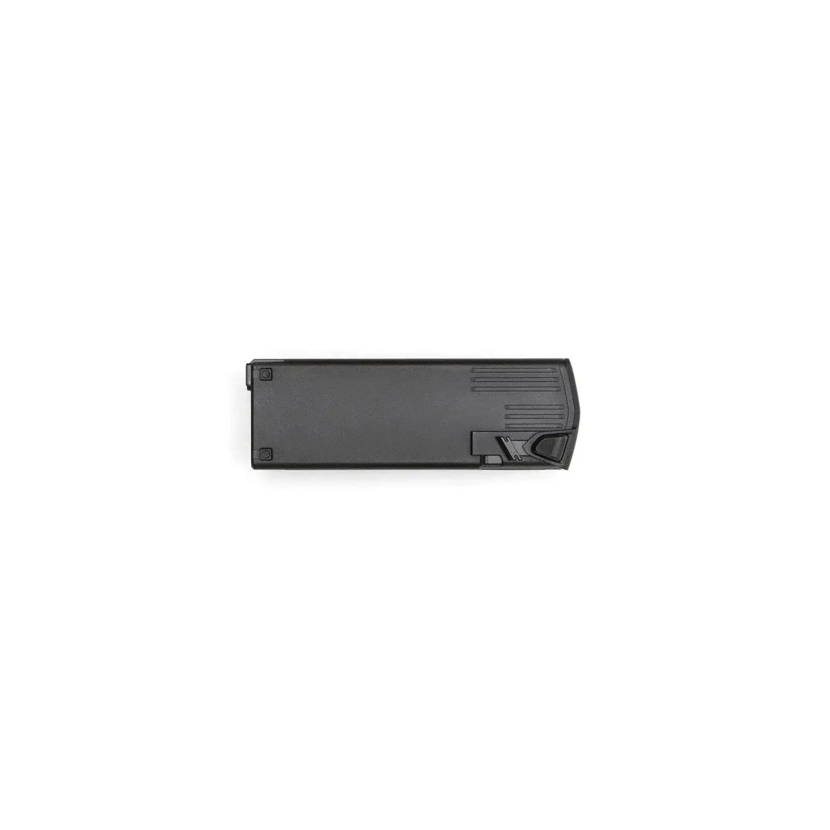 Black DJI Mavic 3 battery shown at side view on a white background