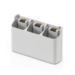DJI Neo battery charging hub 45-degree front left view on white background