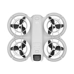 DJI Neo propeller guard attached to drone shown at birds-eye view on a white background