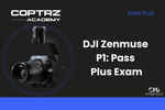 Coptrz Academy banner for DJI Zenmuse P1 Pass Plus Exam
