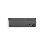 Black rectangular battery on a white background