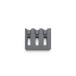 DJI Mavic 4 Pro black parallel charging hub rear view on white background