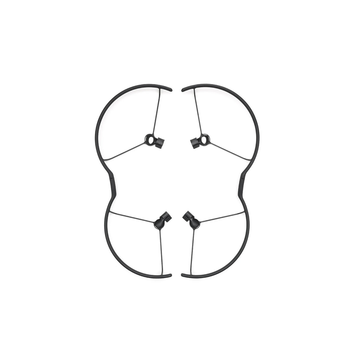 A pair of Mavic 4 Pro propeller guards shown at front birds-eye view on a white background