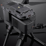 Close-up of a large enterprise drone with a battery being inserted