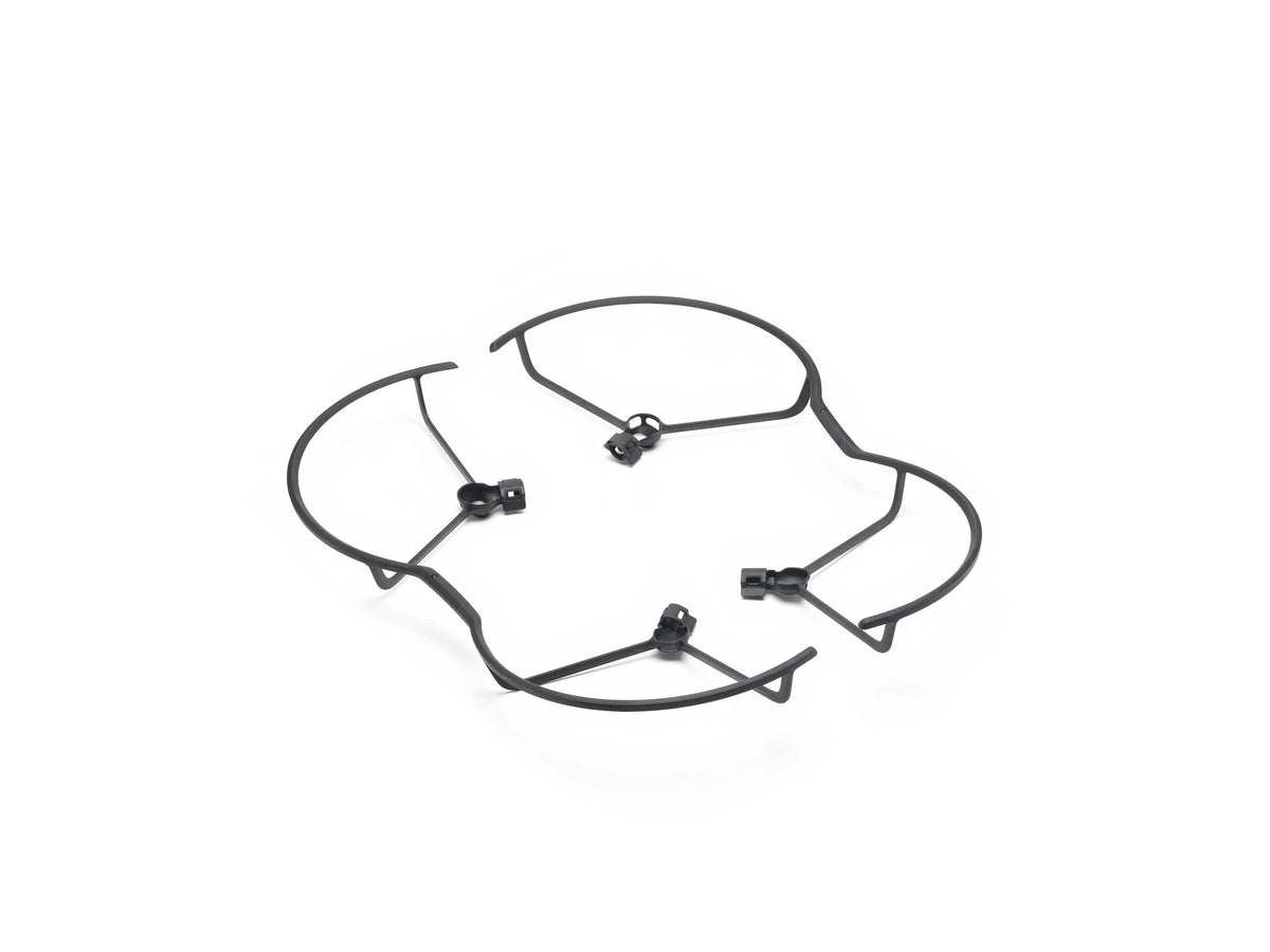 A pair of Mavic 4 Pro propeller guards shown at 45-degree front right view on a white background