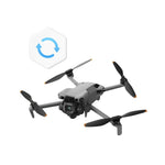 DJI Mini 5 Pro drone with care refresh icon on a white background