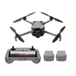 Mini 5 Pro drone with remote control and 2 batteries on a white background