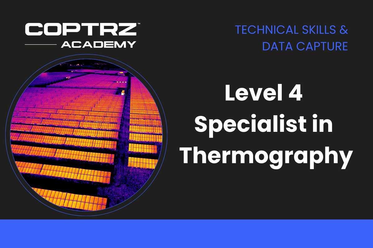 Solar farm under thermal radar on image thumbnail for level 4 specialist in thermography course