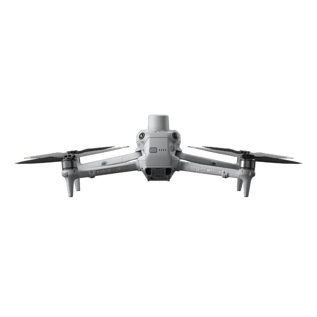 DJI Matrice 4E enterprise drone rear view product shot on white background