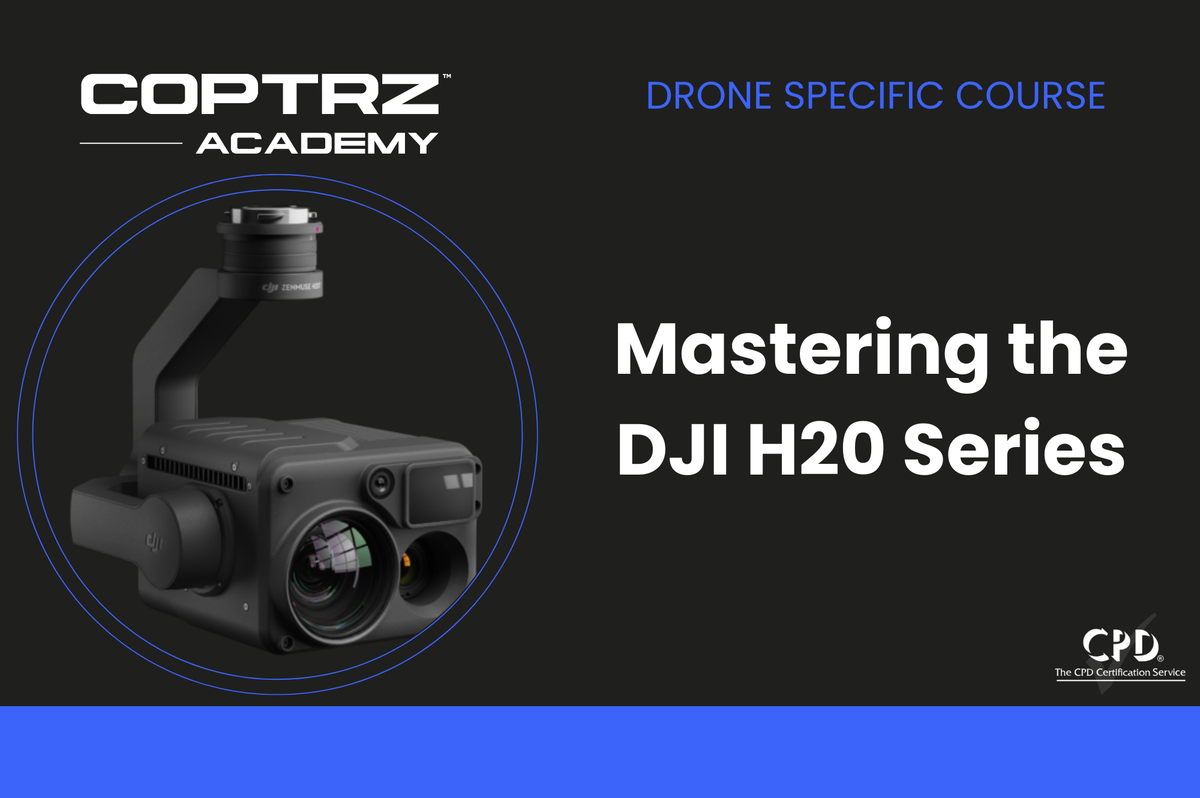 Coptrz Academy banner for online course about learning how to master the DJI H20 Series