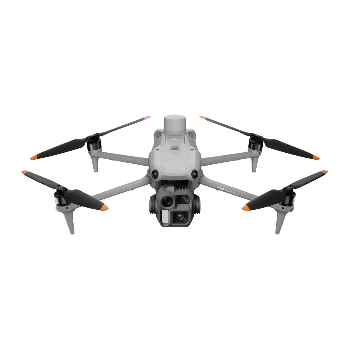 DJI Matrice 4E enterprise drone front view on white background