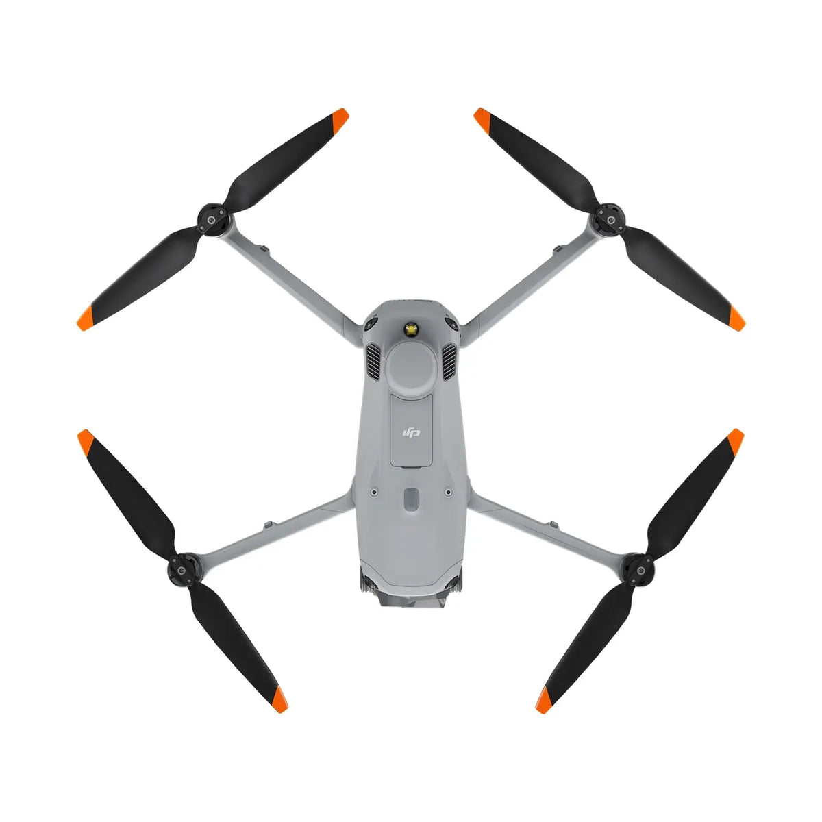 DJI Matrice 4E enterprise drone birds-eye view product shot on white background