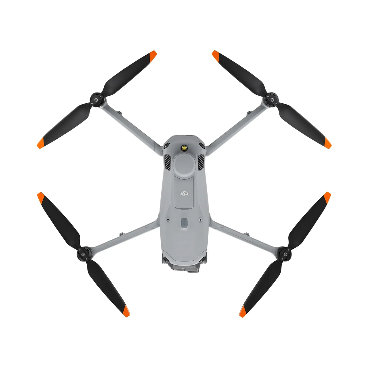 DJI Matrice 4T thermal grey drone unfolded shown at birds-eye view on a white background