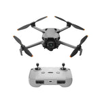 Mini 5 Pro drone with RC-N3 controller on front view angle on a white background