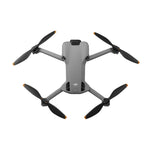 Mini 5 Pro drone on birds-eye view angle on a white background