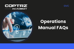Coptrz Academy banner for online course about learning how to complete your operations manual for GVC drone qualification
