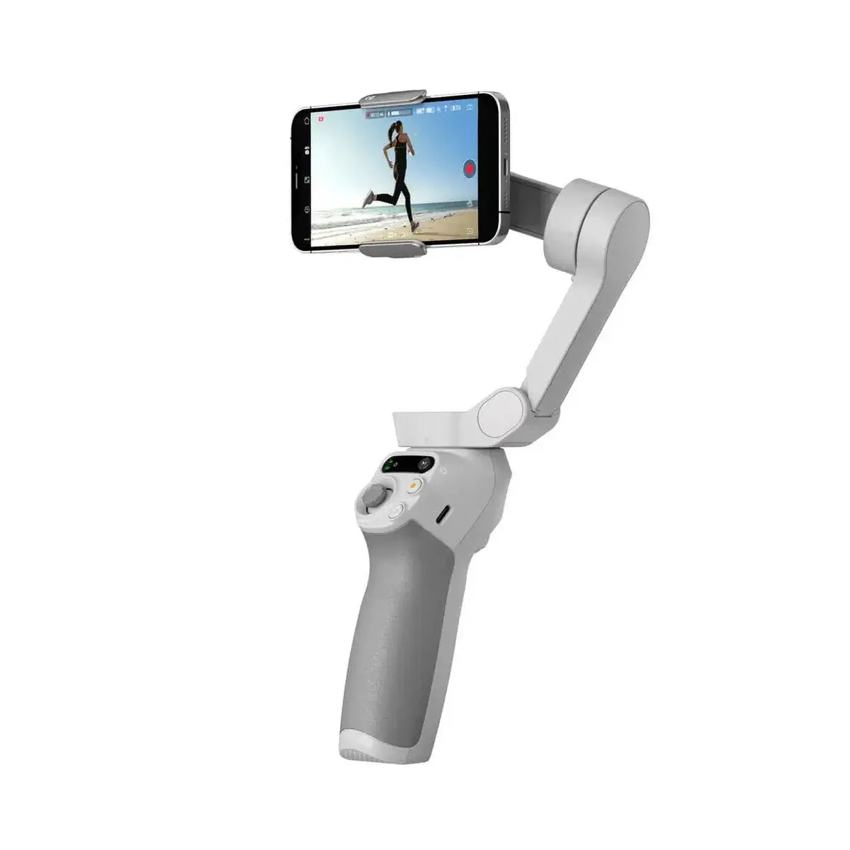 DJI Osmo Mobile SE gimbal 45-degree front left view on white background