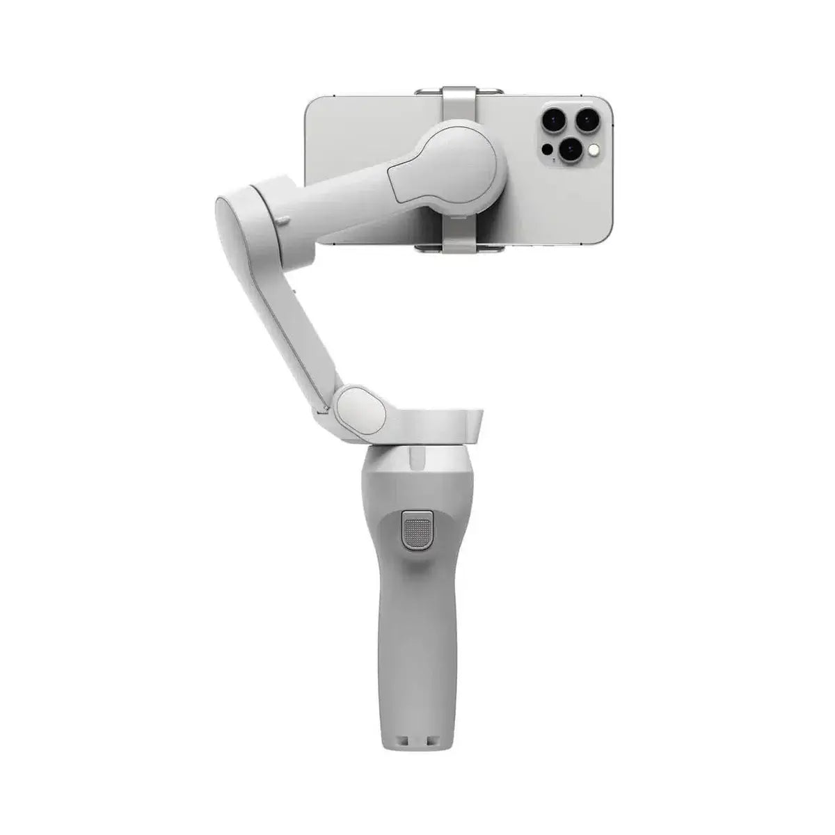 DJI Osmo Mobile SE gimbal rear view on white background