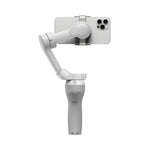 DJI Osmo Mobile SE gimbal rear view on white background