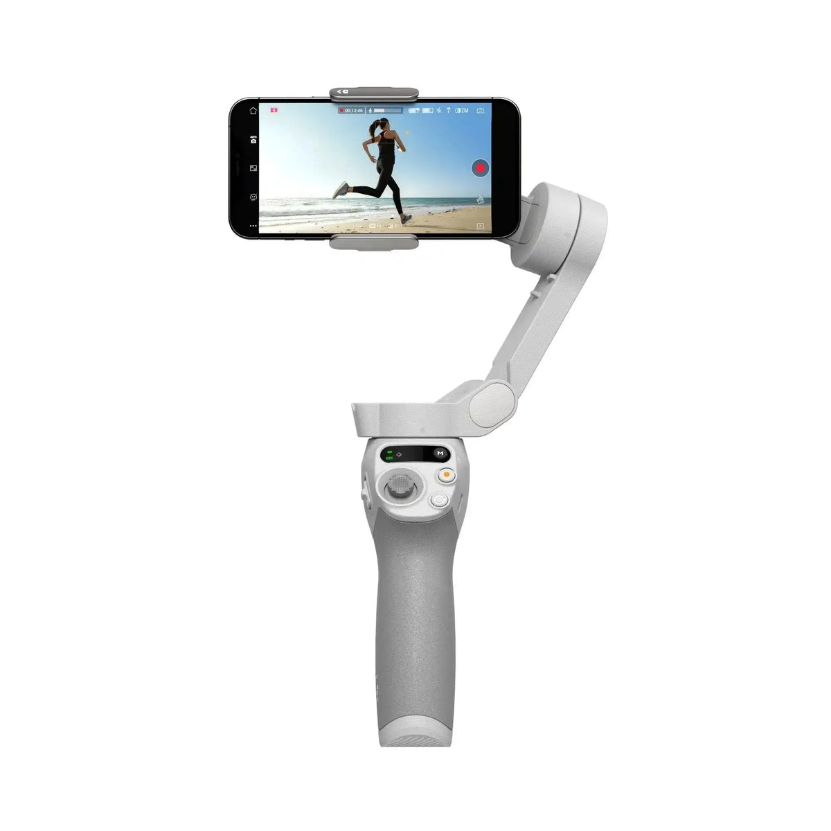 DJI Osmo Mobile SE handheld gimbal front view on white background