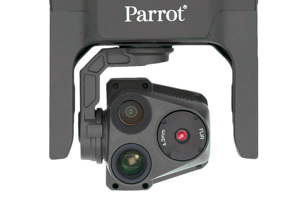Parrot ANAFI USA drone camera sensor closeup