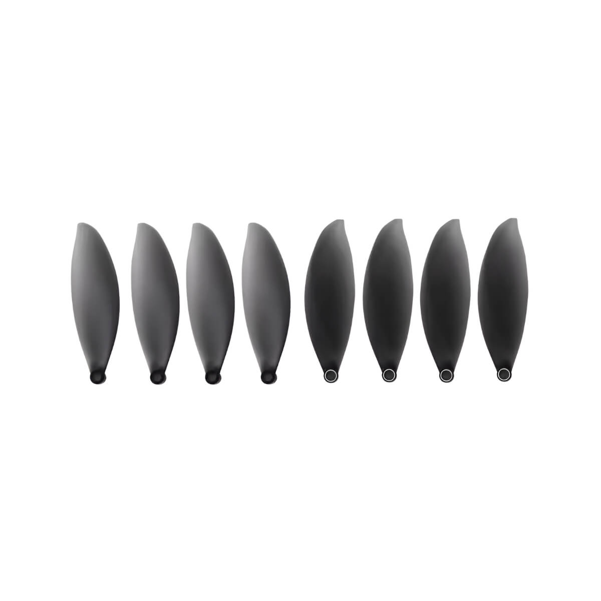Black ANAFI propellers on a white background