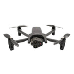 parrot grey drone on a white background