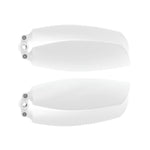 White propellers on a white background