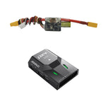 A small SIYI black flight controller on a white background