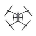 DJI Matrice 400 enterprise drone top-down birds-eye view on white background