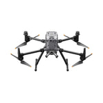 Large enterprise drone top-down front view on a white background