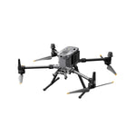 DJI Matrice 350 RTK enterprise drone 45-degree front left view on white background