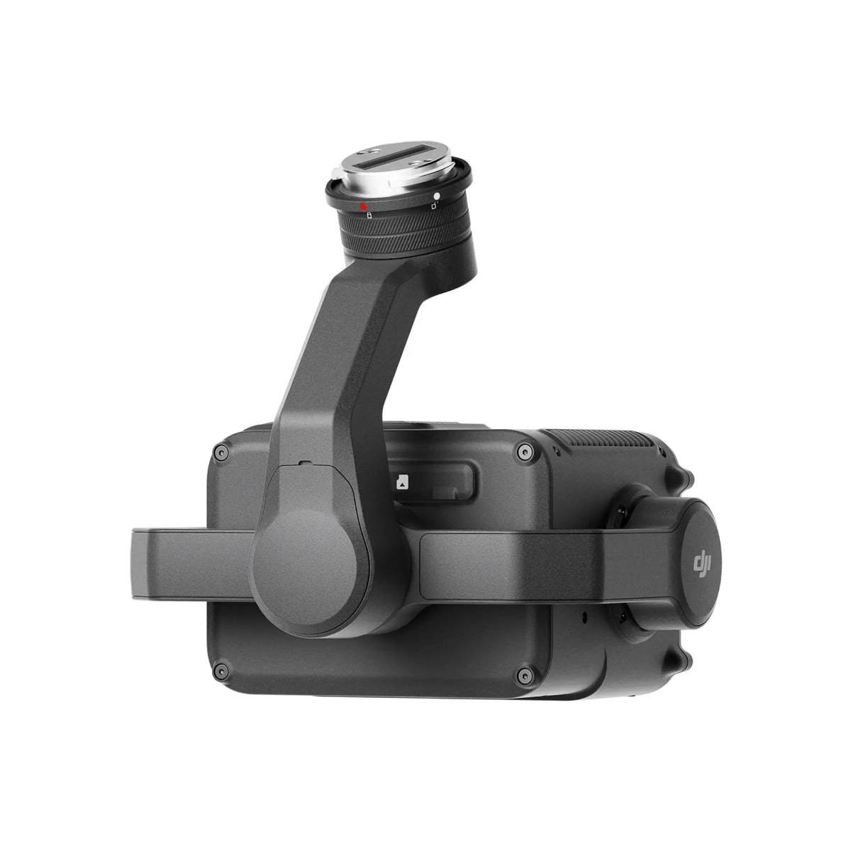 DJI Zenmuse H30 camera sensor payload 45-degree rear right view on white background