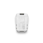 DJI Flip drone battery birds-eye label view on white background