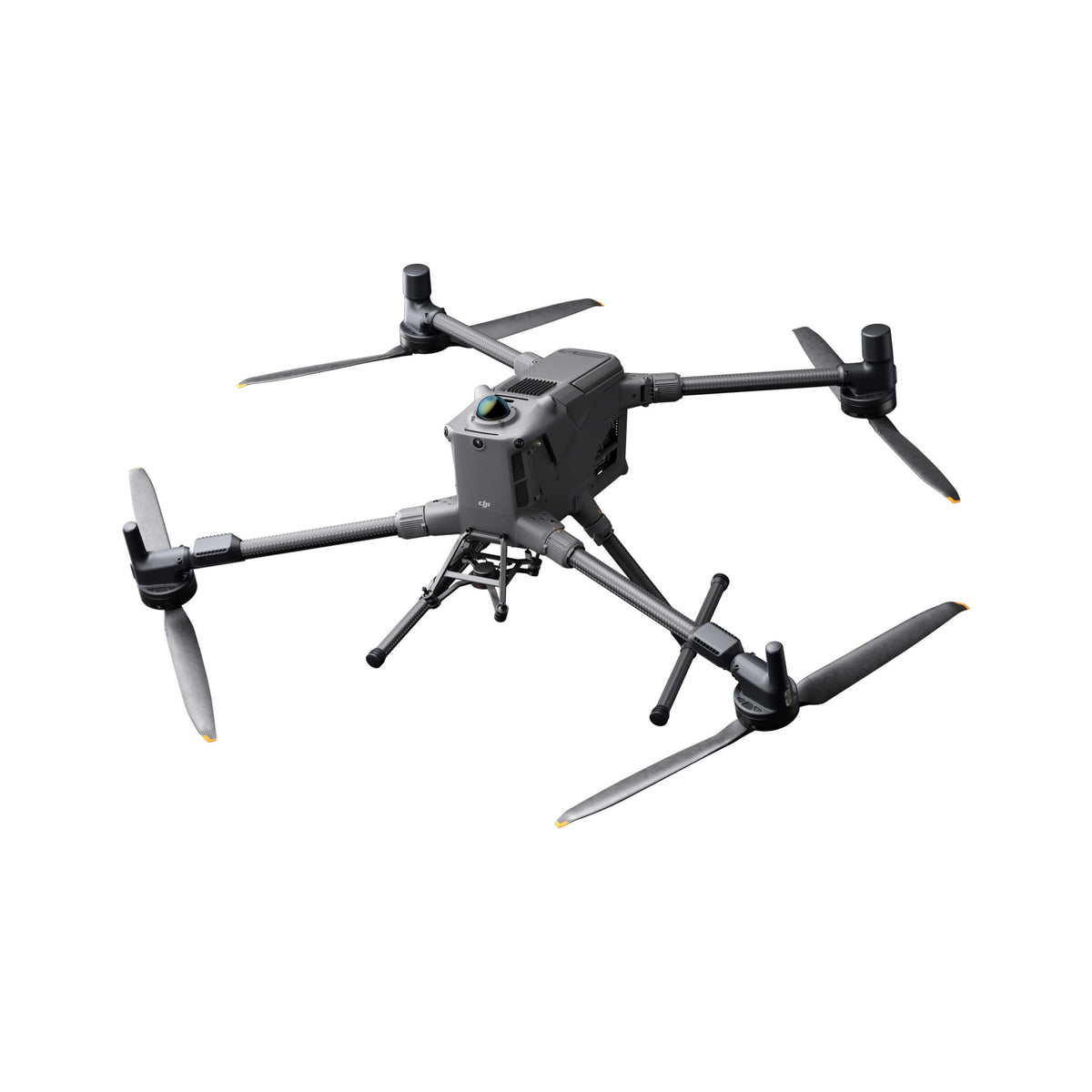 DJI Matrice 400 enterprise drone 45-degree front left view on white background