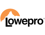 Lowepro logo with orange and black design